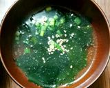 子供におかわり〜♡と言われるわかめスープ作り方3写真