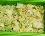 本だしと塩コショウでキャベツのレンジ蒸し作り方3写真