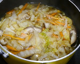 ムネ肉がふわとろもちもち☆白菜炒め作り方3写真