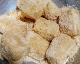 余ったお餅で「揚げ餅の和スイーツ」作り方5写真
