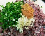 ご飯もお酒もすすむ！❤アジのなめろう作り方3写真
