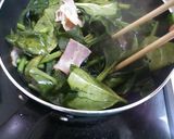 ほうれん草の中華風ミルク煮作り方3写真