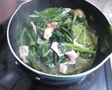ほうれん草の中華風ミルク煮作り方4写真