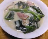 ほうれん草の中華風ミルク煮作り方7写真