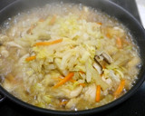 ムネ肉がふわとろもちもち☆白菜炒め作り方6写真