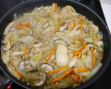 ムネ肉がふわとろもちもち☆白菜炒め作り方7写真
