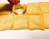 簡単！カレーチーズ餅巾着作り方6写真