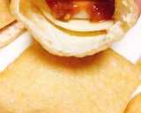簡単！カレーチーズ餅巾着作り方8写真