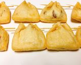 簡単！カレーチーズ餅巾着作り方9写真