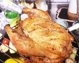 クリスマスにローストチキンを焼いた。作り方7写真