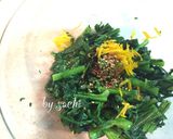 【作り置き】春菊の柚子ナムル作り方6写真