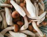 春菊大量消費＊春菊としめじの塩バター炒め作り方3写真