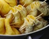 コリコリ♪鶏挽き肉とタケノコの巾着含め煮作り方7写真