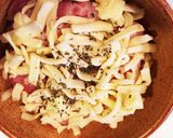簡単とろーり餅ベーコンチーズ作り方6写真