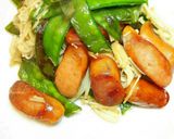 絹さやとエノキの炒め物♪絹さや消費♡作り方6写真