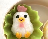 キャラ弁☆にわとりおにぎりのお正月弁当♪作り方6写真