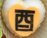 キャラ弁☆にわとりおにぎりのお正月弁当♪作り方8写真