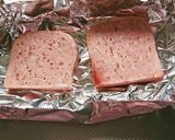 スパムをトースト☆簡単おにぎり作り方1写真