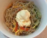 春雨サラダで。はるさめ 卵 サンドイッチ作り方2写真