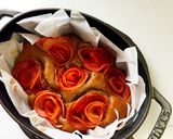 ストウブdeアップルローズチョコケーキ作り方8写真