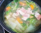 白菜トロトロ野菜が主役のワンタンスープ作り方3写真
