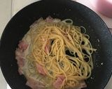 牛乳で簡単！カルボナーラ作り方3写真