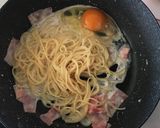 牛乳で簡単！カルボナーラ作り方4写真