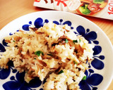 黒胡椒DE舞茸のにんにくバター焼きご飯❤作り方8写真