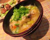 野菜具沢山の粕汁作り方5写真
