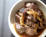 鉄分補給！鳥レバーの生姜煮作り方5写真