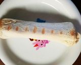 ふんわり食パンのラップくるくるチーズ巻き作り方7写真