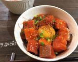 サーモンユッケ丼作り方3写真