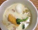 鶏皮のスープ作り方7写真