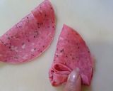 隙間うめ隊♡お弁当に簡単花ハム♡作り方3写真