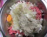 ふっくらハンバーグ作り方3写真