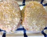 簡単揚げないチーズ大葉入りのハムカツ作り方4写真