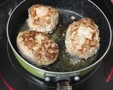 ふっくらハンバーグ作り方5写真