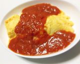 トマトソースのバターライスオムライス作り方8写真