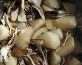 麺つゆで､長芋と豚肉の簡単煮作り方4写真