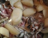 麺つゆで､長芋と豚肉の簡単煮作り方5写真