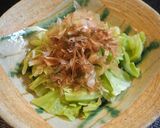 蒸しキャベツのおかかポン酢がけ作り方3写真