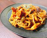 お手軽カレーナポリタン作り方2写真