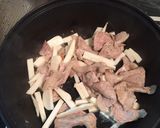 山芋と豚肉のポン酢炒め作り方3写真