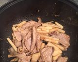 山芋と豚肉のポン酢炒め作り方4写真