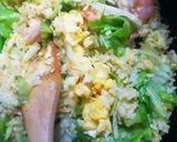 絶品！レタスと海老DE海鮮パラパラ炒飯♪作り方8写真