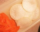 大根の鶏肉と紅生姜挟み焼き作り方1写真