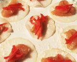 大根の鶏肉と紅生姜挟み焼き作り方3写真