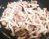 ほうれん草としめじのクリームパスタ作り方4写真