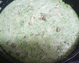 ほうれん草としめじのクリームパスタ作り方5写真