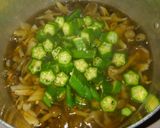 簡単朝食オクラときのこ あおさのお味噌汁作り方7写真